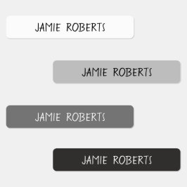 Simple Kids Watersecure Namn Klistermärke