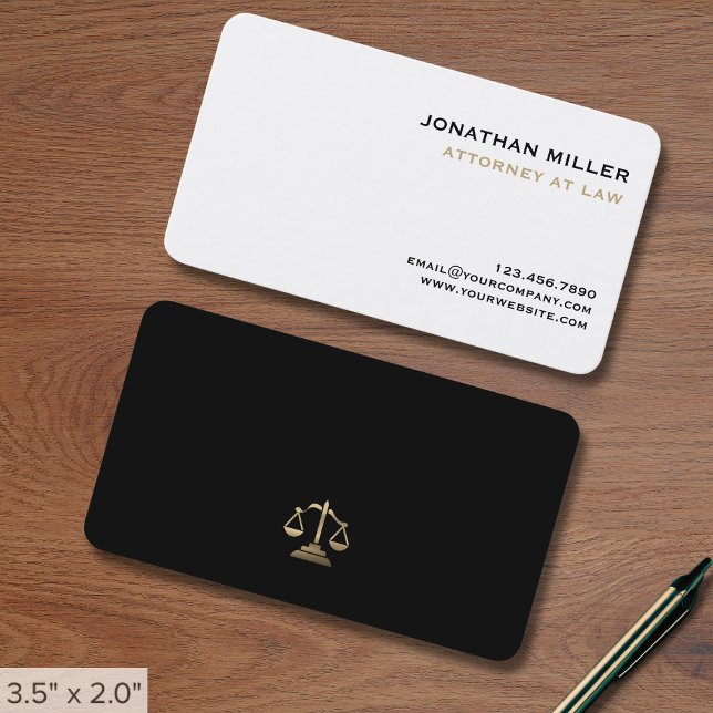 Simple Lawyer Visitkort (Skapare uppladdad)
