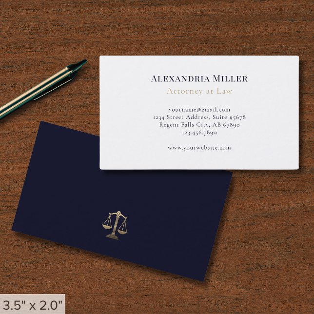Simple Lawyer Visitkort (Skapare uppladdad)
