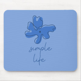 Simple Life Minimalism Mousepad Musmatta