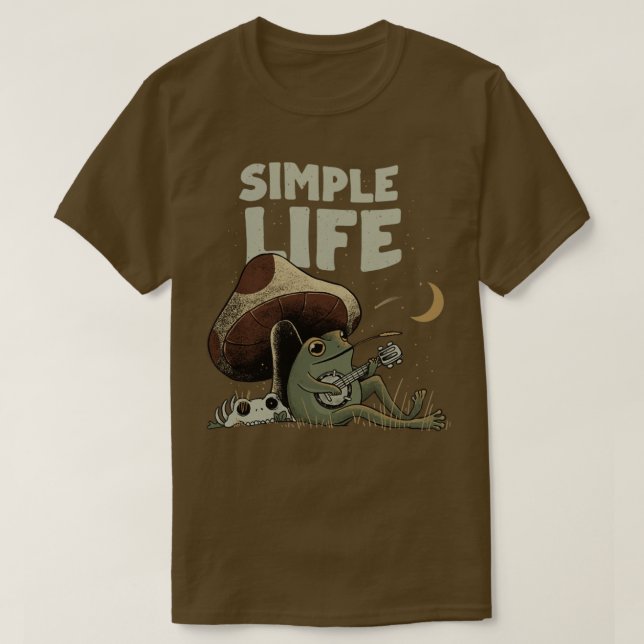 Simple Life T Shirt (Design framsida)