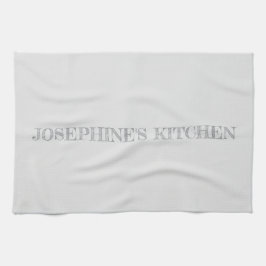 Simple Light Grey Personalized Modern Chic Kökshandduk