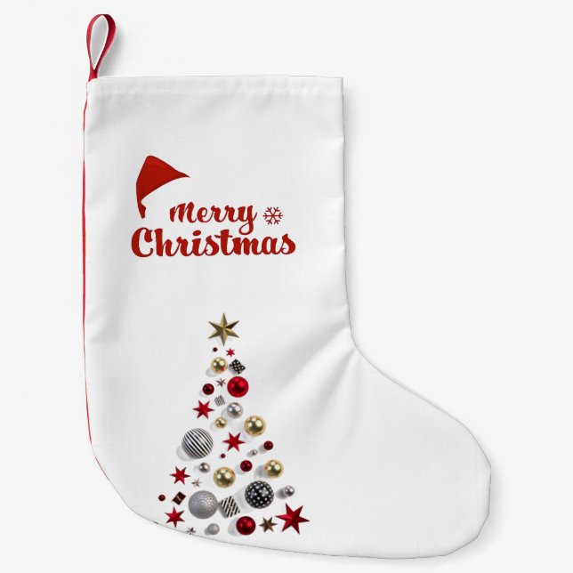 simple liten julstrumpa (Framsidan)