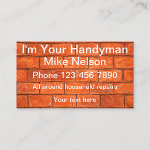 SImple Local Handyman Visitkort