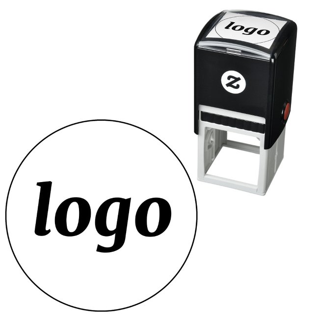 Simple Logo Branding Business Promotional Självfärgande Stämpel (Simple logo business branding promotional self inking stamp with choice of ink color)