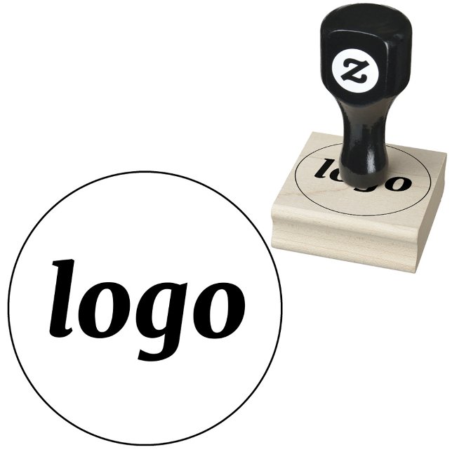 Simple Logo Branding Business Promotional Stämpel (Simple logo business branding rubber stamp)