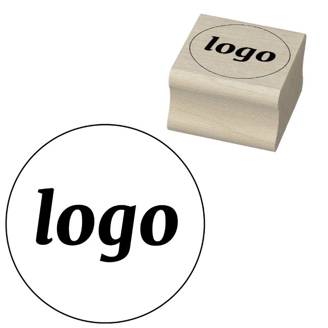 Simple Logo Branding Business Promotional Stämpel (Simple logo business branding rubber stamp)