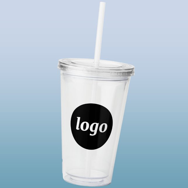 Simple Logo Business Branding Promotional Take Away Mugg (Simple logo business branding promotional acrylic tumbler)