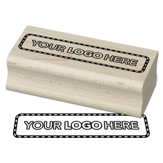 Simple Logo Business Branding Rubber Stamp Stämpel