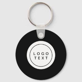 Simple Logo QR Code Business Promotional Keychain Nyckelring