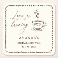 Simple Love brygger kaffe Bröllopsdusch 