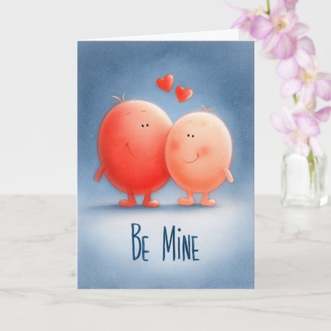 Simple Love Valentine Card Kort (Orkide)