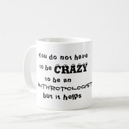 Simple Lunt Crazy Archeolog Joke Kaffemugg