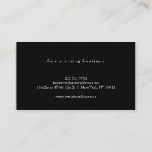 Simple Luxury Black & White Minimal Boutique