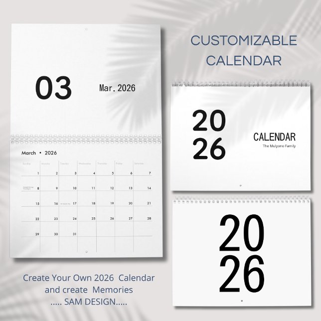 Simple Luxury calendar Kalender (Skapare uppladdad)