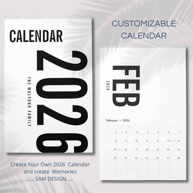 Simple Luxury Design Calendar Kalender (Skapare uppladdad)