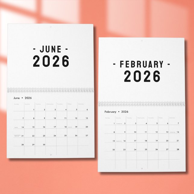 Simple Luxury Design Calendar Kalender (Skapare uppladdad)