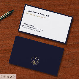 Simple Luxury Lawyer Visitkort