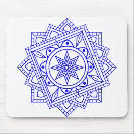 Simple Mandala 2 Mouse Pad Musmatta