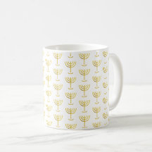 Simple Menorah Gold Foil