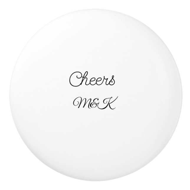 Simple minimal add name cheers couple name custom  knopp (Framsidan)