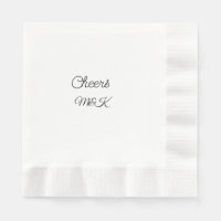 Simple minimal add name cheers couple name custom 