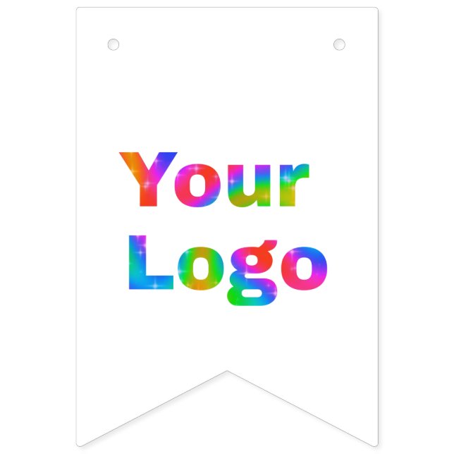 simple minimal add your logo business name text vimplar (Första flaggan)