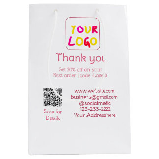 simple minimal add your logo/design here text Q R