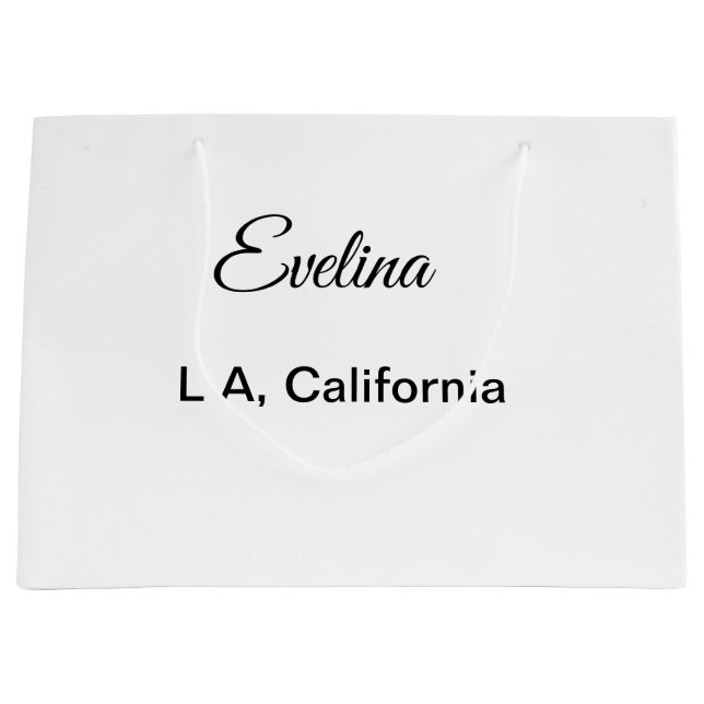 Simple minimal add your name text place city custo (Framsidan)