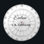 Simple minimal add your name text place city custo darttavla<br><div class="desc">Design</div>