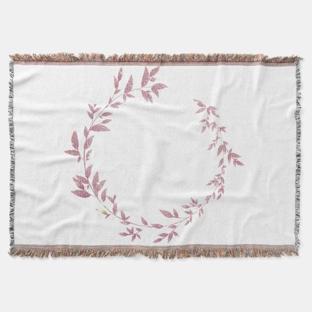 simple minimal add your text monogram name throw b filt (Framsidan)