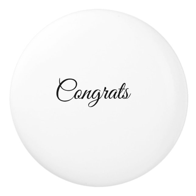 Simple minimal congratulations add your text name  knopp (Framsidan)