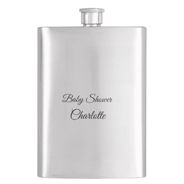 SIMPLE MINIMAL.CUTIE ADD NAME BABY baby shower Thr Fickplunta (Framsidan)