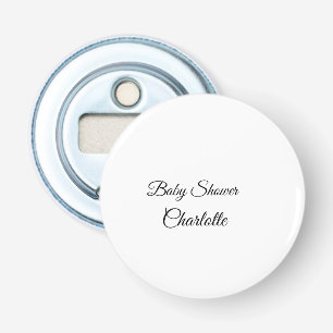 SIMPLE MINIMAL.CUTIE ADD NAME BABY baby shower Thr Flasköppnare