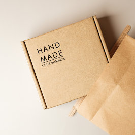 Simple Minimalist Handmade Custom Business Name Stämpel