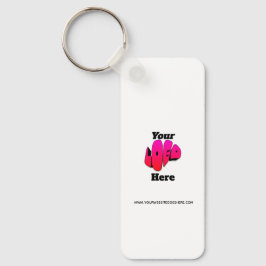 Simple Minimalist Logo Promotional Business  Nyckelring