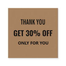 Simple Minimalist Modern Trendig Black & Brown