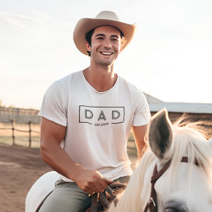 Simple Modern Black Ram-Pappa Est. 2024 T Shirt