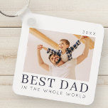 Simple Modern Chic Anpassningsbar  Best Pappa Phot<br><div class="desc">Design består av modern chic-typografi med sans serif- och serif-teckensnitt.</div>