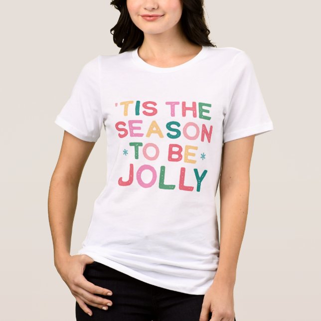 Simple Modern Det är dags att vara glad T-Shirt (Framsida)