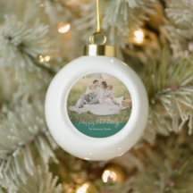 Simple Modern Family Photo Christmas & New Year Ca