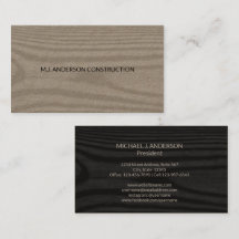 Simple Modern Faux Wood | Minimalistisk Elegant Kr