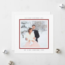 Simple Modern First jul Mr. och Flat