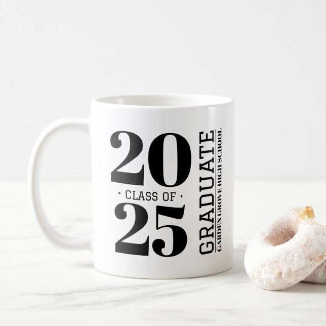 Simple Modern GRAD 20_ Studenten-kaffe Mugg (Med munk)