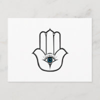 Simple Modern Hamsa Hand of Fatima