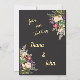 Simple modern invitation, simple, minimalist spara datumet