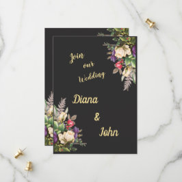 Simple modern invitation, simple, minimalist spara datumet