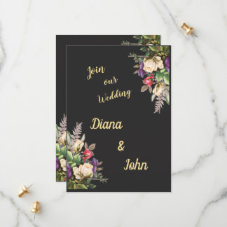 Simple modern invitation, simple, minimalist spara datumet