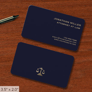 Simple Modern Lawyer Visitkort
