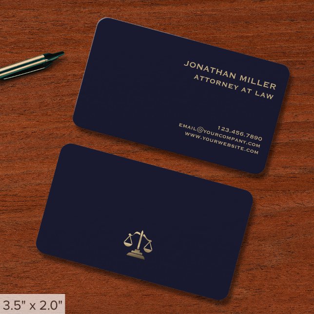 Simple Modern Lawyer Visitkort (Skapare uppladdad)